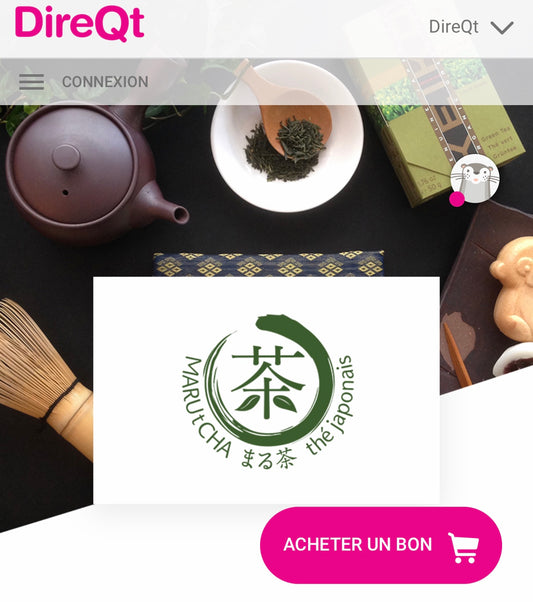 Page DireQt : la plateforme de soutien aux petits commerçants