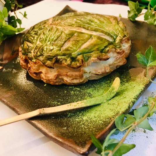 Galette des rois au matcha sur commande par mail 8 jours en avance