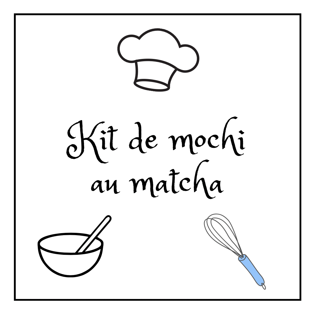 Kit de (daifuku) mochi au matcha maison