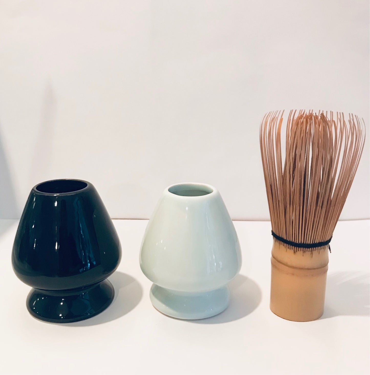 Bamboo whisk holder