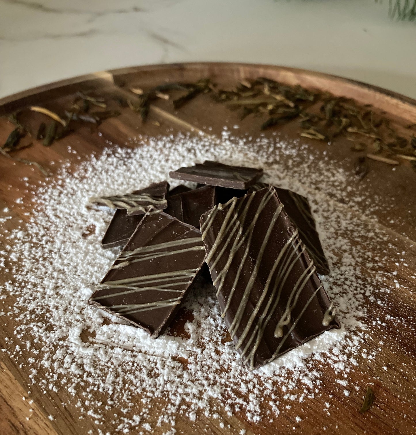 Chocolat au hōjicha artisanal 80g